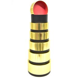 SCATOLA CARTA SET 6PZ    ORO/NERO