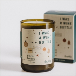 CANDELA CERA DI SOIA 275GR SWEET FOREST MR. BOTTLE