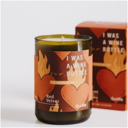 CANDELA CERA DI SOIA 275GR RED VELVET MR. BOTTLE