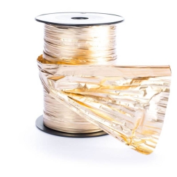 NASTRO POLISILK DECOR METAL 125MMX50MT ORO