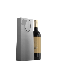 SHOPPER BOTTIGLIA 12X36X9CM ARGENTO