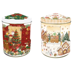 LATTA ATMOSFERA NATALE   CARILLON E CIOCCOLATINI