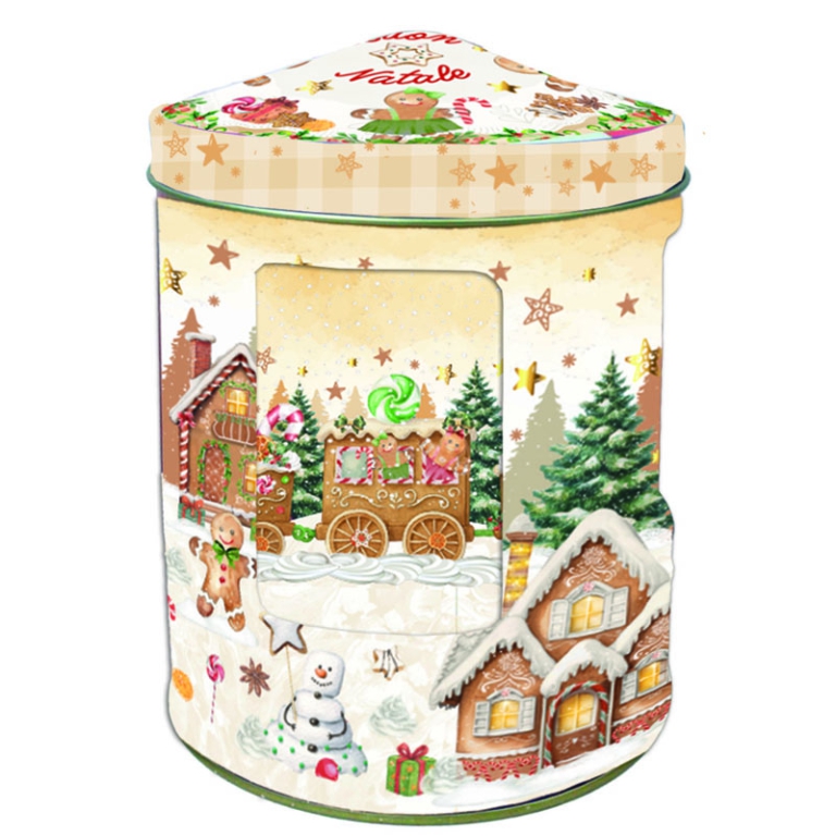 LATTA ATMOSFERA NATALE   CARILLON E CIOCCOLATINI 2