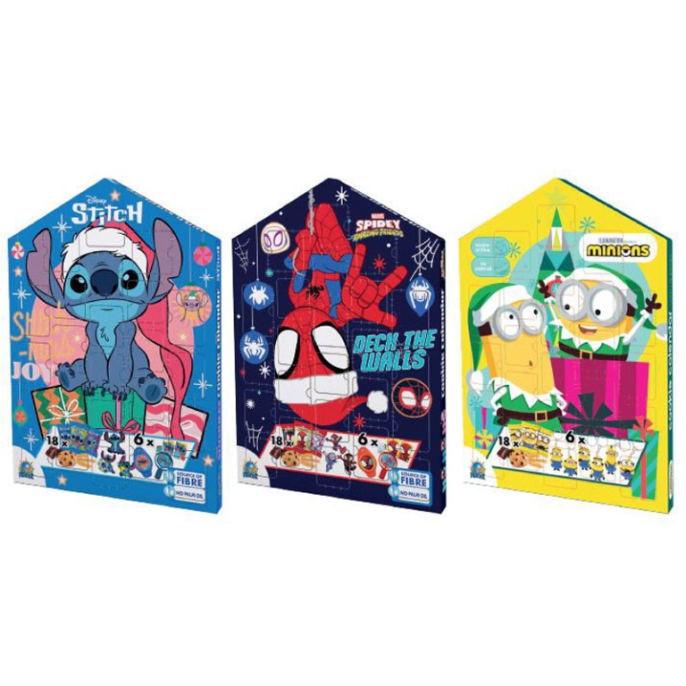 CALENDARIO AVVENTO DISNEY 99GR BISCOTTINI E GADGET