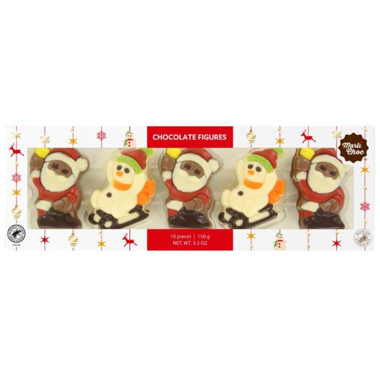 SCATOLA FINESTRA NATALE  150GR CIOCCOLATO AL LATTE