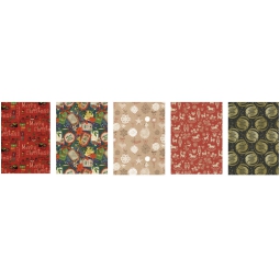CARTA REGALO 100X140CM   25FG NATALE CLASSICO