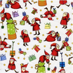 CARTA REGALO 100X140CM 10 FOGLI DIS.407D NATALE