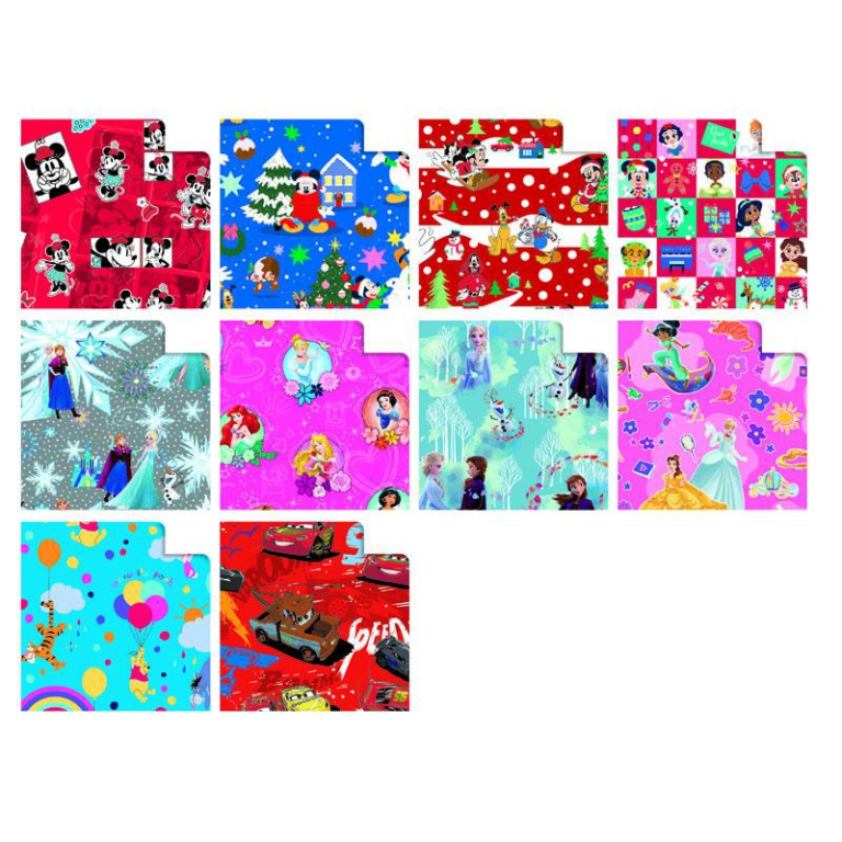 ROTOLO CARTA REGALO 1MTX3MT DISNEY NATALE