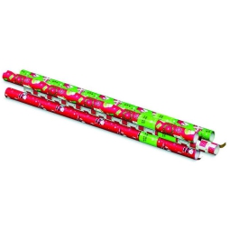 ROTOLO CARTA REGALO 70CMX2MT NATALE CON STRAPPO