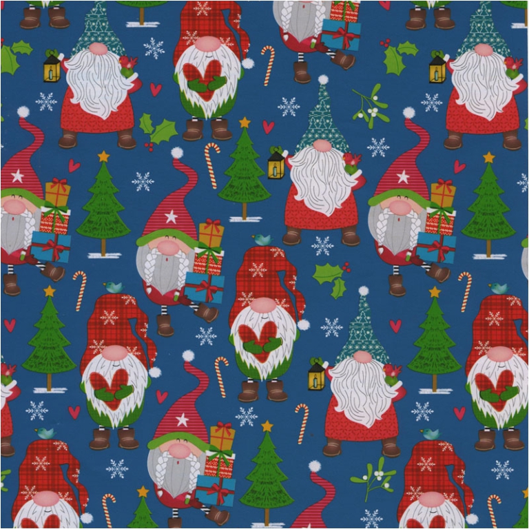 CARTA REGALO 70X100CM 10 FOGLI DIS.429F NATALE