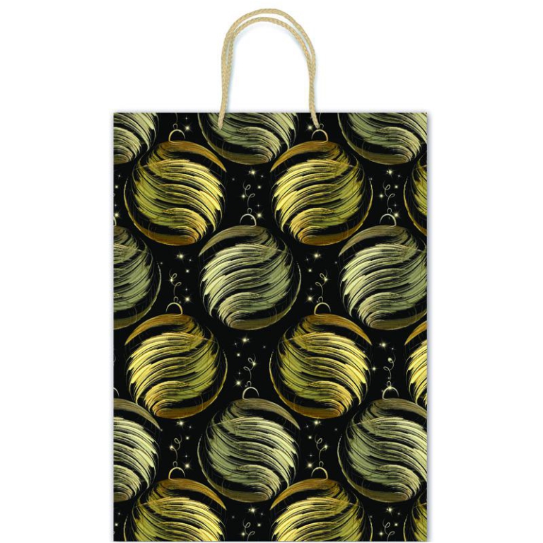 SHOPPER 20X12H26CM MANIGLIA CORDA 415J REX NATALE