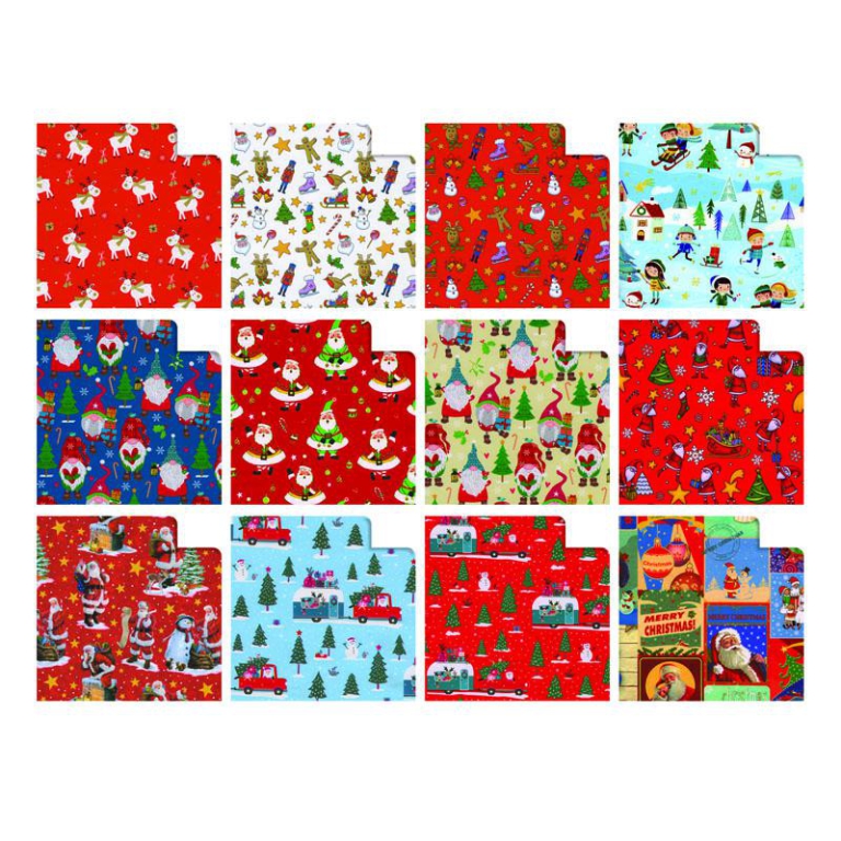 ROTOLO CARTA REGALO 70CMX2MT RASO BIMBI NATALE