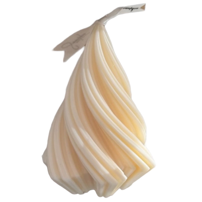 CANDELA DECORATIVA CHRISTINA D7,5H7,5CM AVORIO
