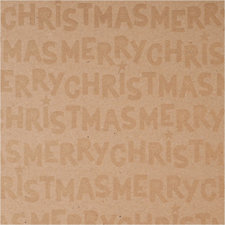 ROTOLO 100CMX10MT AVANA DECORO MERRY CHRISTMAS