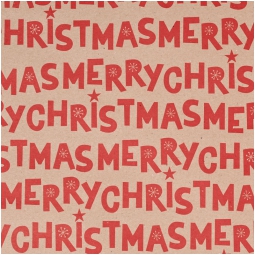 CARTA REGALO 70X100CM 10PZ AVANA DECORO SCRITTA