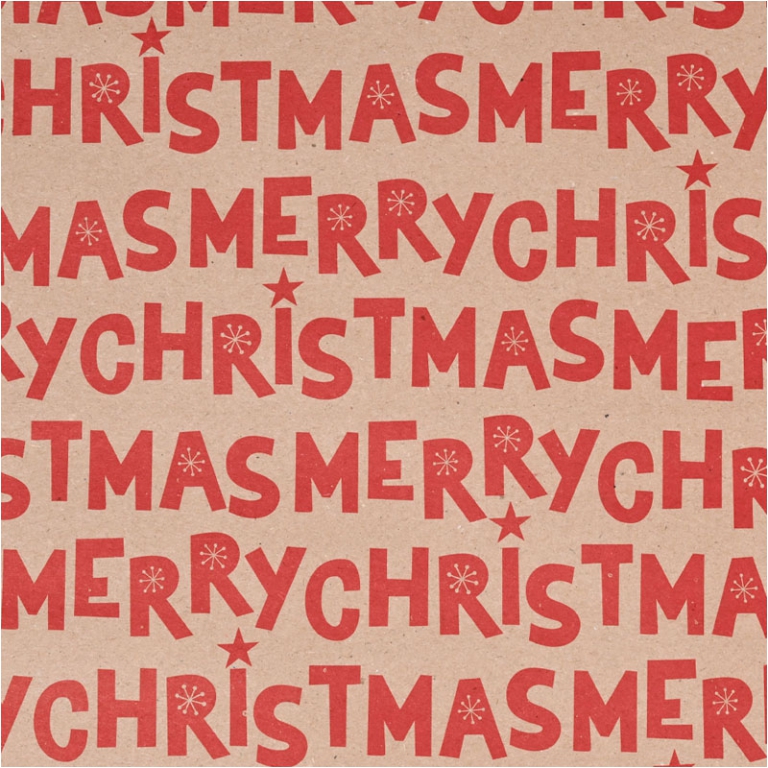 CARTA REGALO 70X100CM 10PZ AVANA DECORO SCRITTA