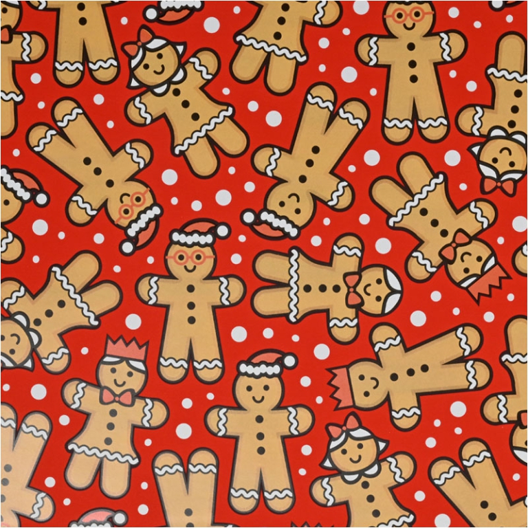 CARTA REGALO 70X100CM 10PZ AVANA DECORO OMINO