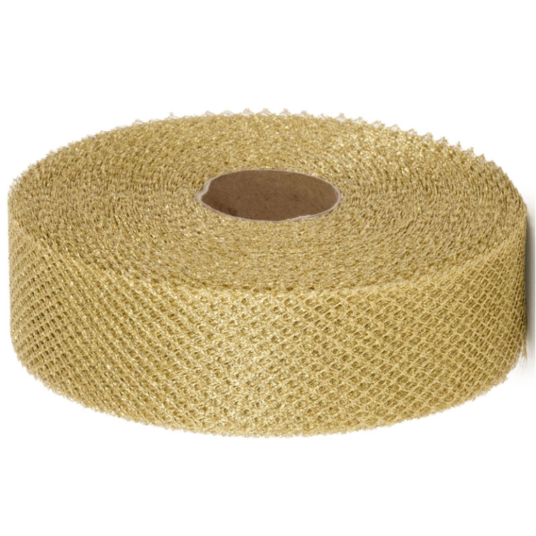 NASTRO RETE 40MMX50MT ORO