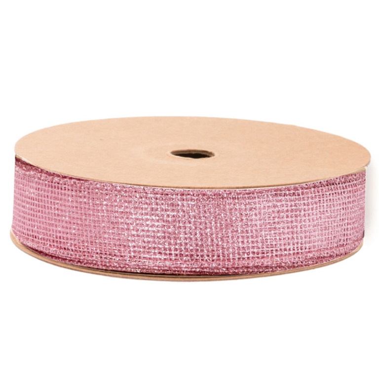 NASTRO RETE 25MMX20M FUCSIA BORDATO