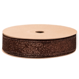 NASTRO RETE 25MMX20M MARRONE BORDATO