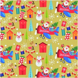 CARTA REGALO 70X100CM    10 FOGLI NATALE