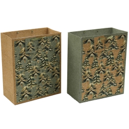 SHOPPER 26X33CM DECORO AUTUNNALE SOGGETTI ASSORTITI