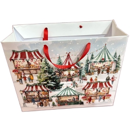 SHOPPER 19X23CM DECORO   NATALIZIO