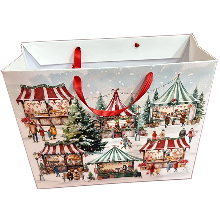 SHOPPER 19X23CM DECORO   NATALIZIO