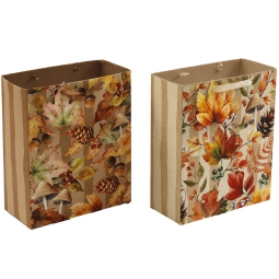 SHOPPER 19X23CM DECORI   AUTUNNALI ASSORTITI