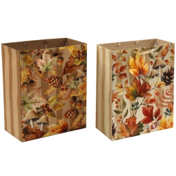 SHOPPER 26X33CM DECORI   AUTUNNALI ASSORTITI
