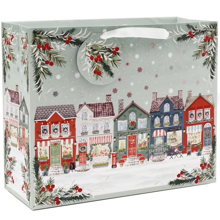 SHOPPER 19X23CM DECORO   NATALIZIO