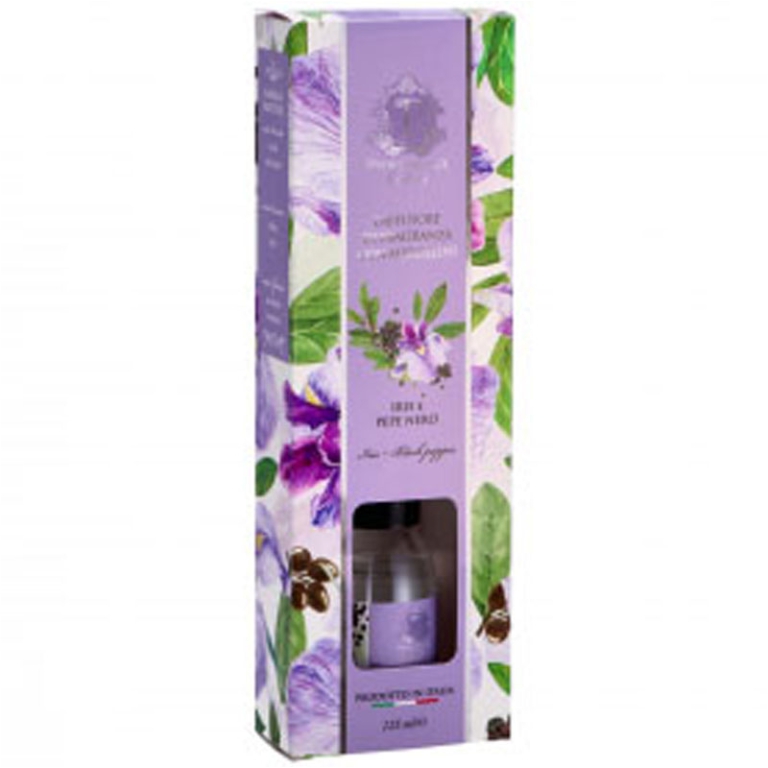 DIFFUSORE 125ML IRIS E   PEPE NERO CON MIDOLLINI
