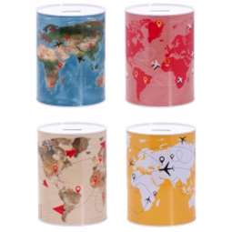 SALVADANAIO LATTA D12H16CM SOGGETTI ASSORTITI