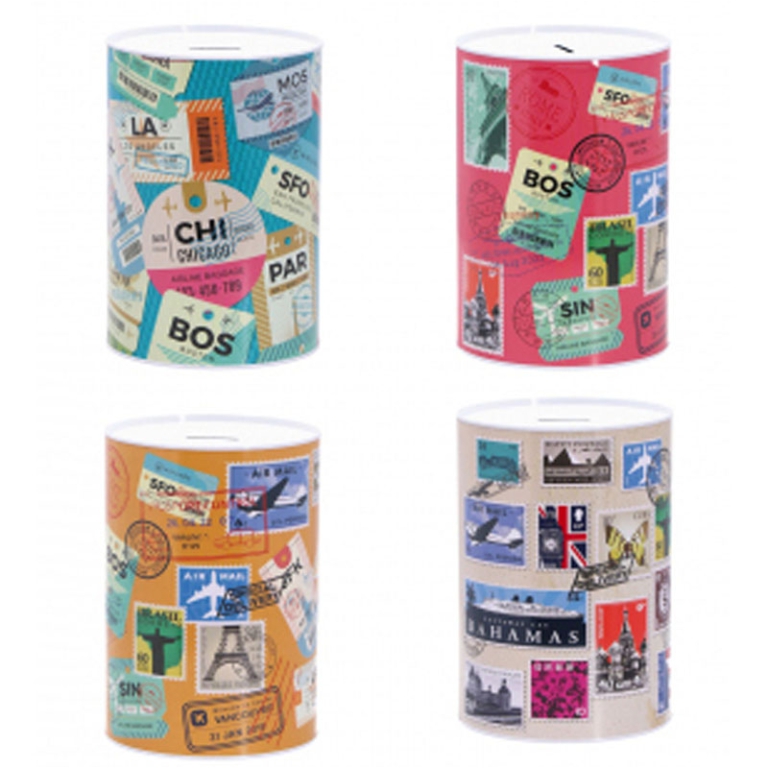 SALVADANAIO LATTA D14H20CM SOGGETTI ASSORTITI