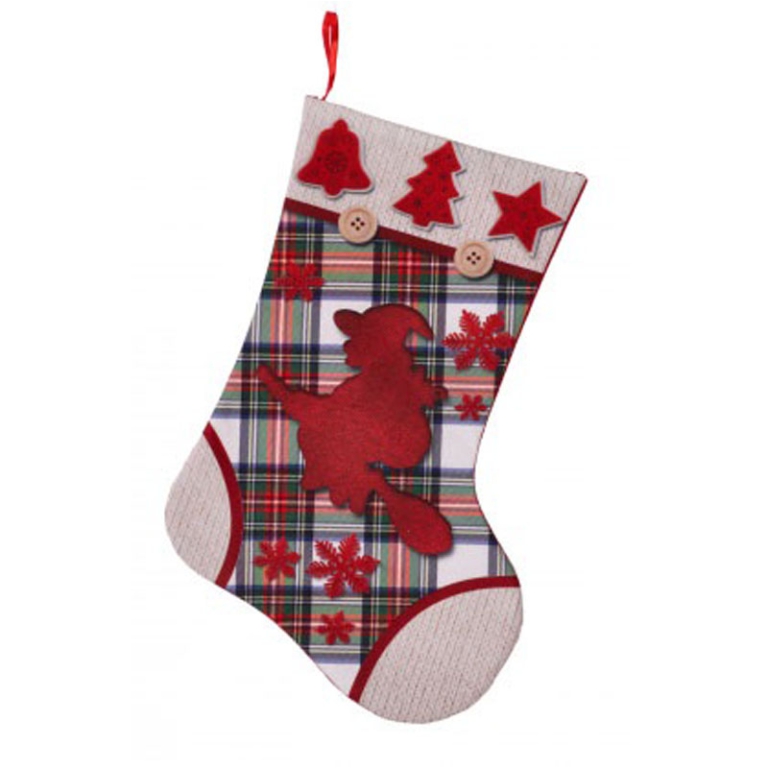 CALZA DELLA BEFANA 29X45CM DECORI ASSORTITI 3