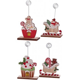 SEGNAPOSTO PERSONAGGI    NATALE 7X3H14CM ASSORTITI