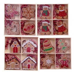 DECORAZIONE 12PZ DA APPENDERE 7X7CM ASSORTITE