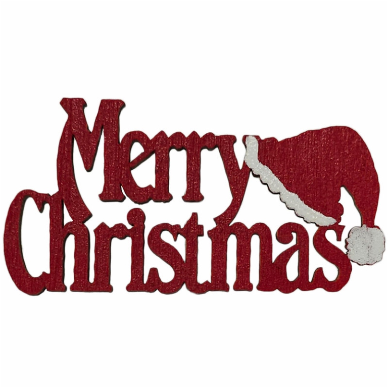SCRITTA MERRY XMAS 10PZ  CAPPELLO