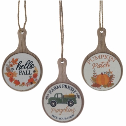 DECORO SCRITTE AUTUNNO   10PZ