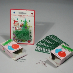 GANCI METALLO 50PZ VERDI