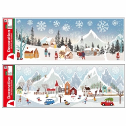 VETROFANIA 60X21CM       PAESAGGIO SOGGETTI ASSORTITI