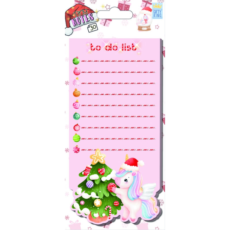 TINY NOTES 30FG 8X19,5CM SOGGETTI NATALIZI 2