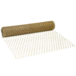 NASTRO RETE 25CMX5MT ESAGONI ORO