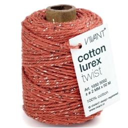 CORDONCINO 2MMX50MT LUREX ARANCIONE ORO