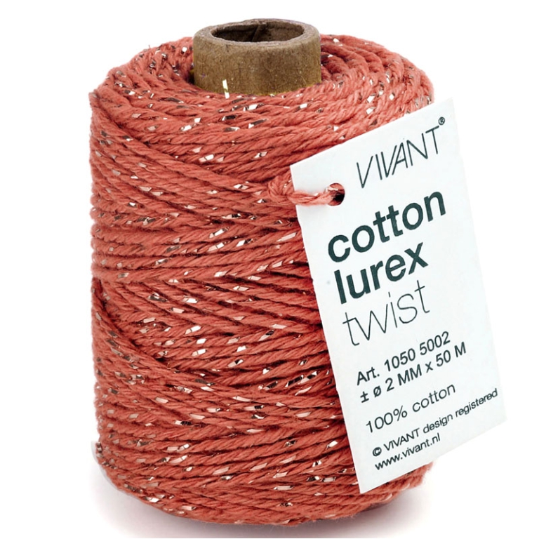 CORDONCINO 2MMX50MT LUREX ARANCIONE ORO