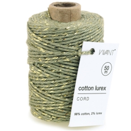 CORDONCINO 2MMX50MT LUREX SALVIA ORO