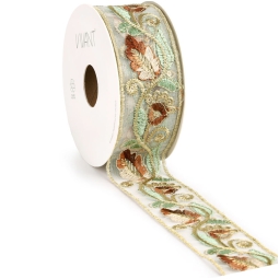 NASTRO 40MMX4,5MT PRECIOUS DECORO FLOREALE