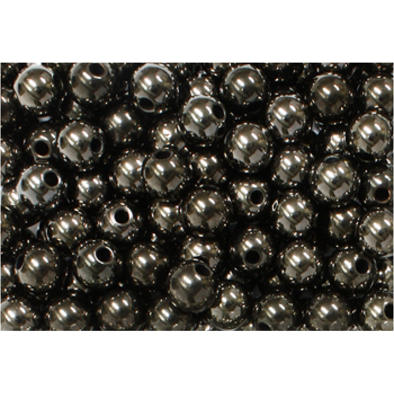 PERLA METALLO D10MM 115PZANTRACITE SCATOLA TRASPARENTE