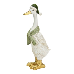 PAPERA CON SCIARPA VERDE H40CM