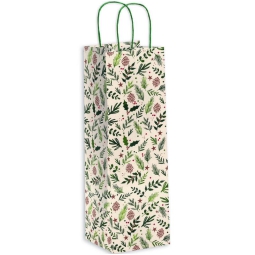 SHOPPER BOTTIGLIA 10X10H39CM NATURAL CHRISTMAS